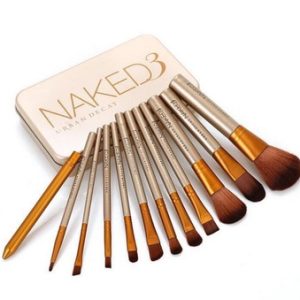 Naked 3 Makeup Brushes - 12 Pcs